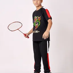 FITIN OUTFIT Boys Printed T-shirt with Pyjamas-image-52