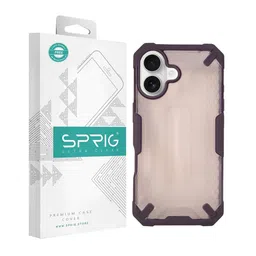 SPRIG Solid Printed iPhone 16 Plus Bumper Case Mobile Accessories-2