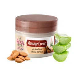 ROSA Massage Cream With Aloevera, Almond & Vitamin -E - 200 ml-50