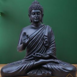 CraftEstate Black Buddha Figurine Showpiece-image-22