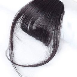 D-Divine Clip In Front Hair Bang Fringe Hair Extension - Natural Black-12