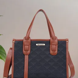 Womanix PU Women Textured Shopper Tote Bag-picture-20