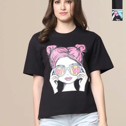 Mast & Harbour Women Pack Of 3 Graphic Printed T-shirt-picture-13