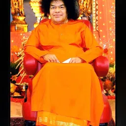 Satya Baba Photo Frame | Puttaparthi Sathya Sai Baba Wall Painting Digital Reprint 13.5 inch x 10 inch Painting-image-55