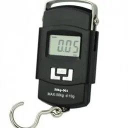 FADMAN 50 kg Digital Electronic Portable Fishing Hook Type Digital LED Screen Luggage Weighing Scale, 50 kg (Black) (Colour May Vary) Weighing Scale-image-99