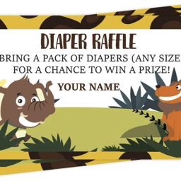 30 Baby Shower Insert Cards Supplies Games for Animals Baby Shower Party Cards Invitation Card-image-48