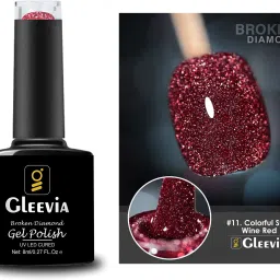 Colorful Disco Reflective Glitter UV Gel Polish UV/LED Cured R11 - 8ml Bottle Shade Code R11-21