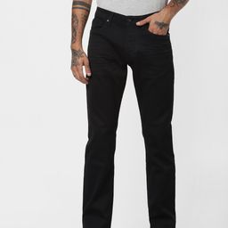 Jack & Jones Men Black Clark Regular Fit Low-Rise Clean Look Jeans-picture-40