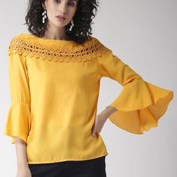 Style Quotient Women Yellow Solid Top-image-76