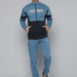 Alcis Men Blue Colourblocked Track Suits-picture-47