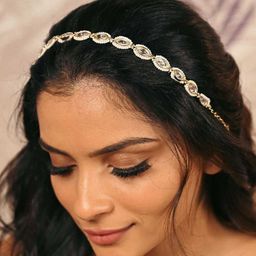 HAIR DRAMA COMPANY Women Gold-Toned Embellished Hairband-image-47