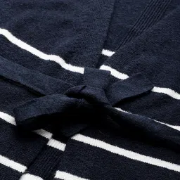 Marks & Spencer Striped Front-Open Cardigan with Belt image 3