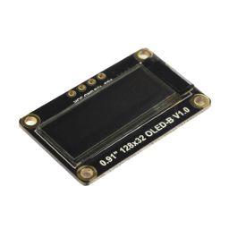 DFRobot Fermion: Monochrome 0.91” 128×32 I2C OLED Display White Small Monochrome 0.91" OLED I2C Breakout For Microcontroller ProjectsDFRobot Fermion: Monochrome 0.91” 128×32 I2C OLED Display White Small Monochrome 0.91" OLED I2C Breakout For Microcontroller Projects image 3