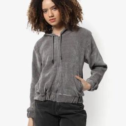 Campus Sutra Grey Regular Fit Hoodie-image-18