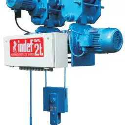 Indef 2000 Kg (2 Ton) 5.2 Mtr Wire Rope Electric Hoist With Electric Travelling Trolley, WRHN-image-66
