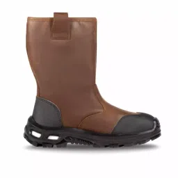 Jallatte JALMUDO SAS Black/Brown Aluminium Toe Capped Unisex Safety Boots UK 8 EU 42, JALMUDO JYJY223-picture-47