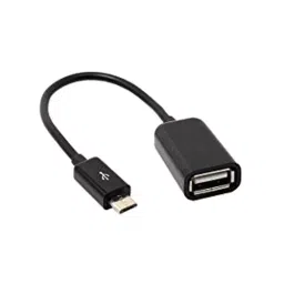 FEDUS OTG Cable Micro USB to USB OTG Cable On The Go for Smartphone and Tablet Black (Pack of 3 Pcs)-40