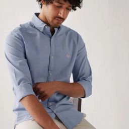 ANDAMEN Lavender Regular Fit Shirt-image-46