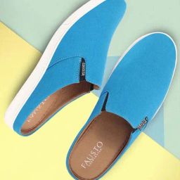 Fausto Men's Blue Mule Shoes-image-63