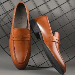 San Frissco Men's Tan Formal Loafers-image-69