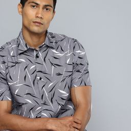 Flying Machine Floral Printed Pure Cotton Casual Shirt-picture-1