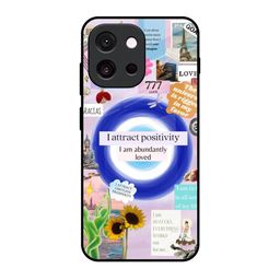 QRIOH Positivity Fusion Printed Ultra Shockproof Silicone OnePlus 13T 5G Glass Back Case-image-79
