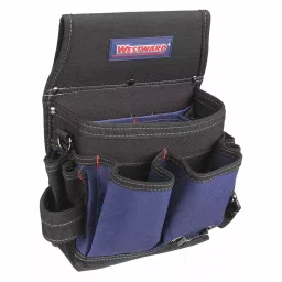 Westward Black/Blue Tool Pouch Polyester, 5MZP0-16