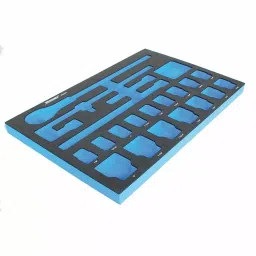 Westward Black/Blue Tool Storage Foam Inserts EVA, 6ZGU5-0
