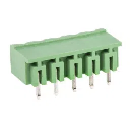 RS PRO 5 Way Pluggable Terminal Block 5.08 mm Pitch Solder Termination, 8971278-61