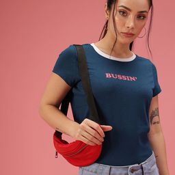 DressBerry Typography Printed T-shirt-image-94