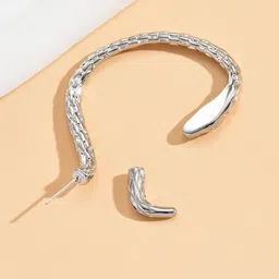 Krelin Silver-Plated Animal Shaped Ear Cuff Earrings-image-38