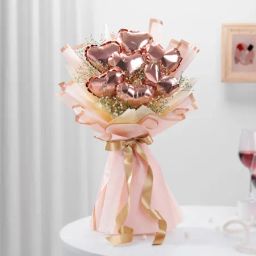 Adorable Heart Balloons Bouquet-image-40
