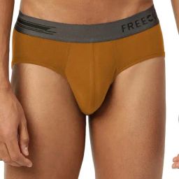 Freecultr Bourbon Yellow Comfort Fit Briefs-image-38