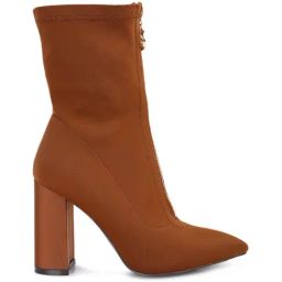 London Rag Women's Tan Casual Booties-image-34