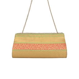 Rocia Woven Designed Brocade Purse Clutch-image-7