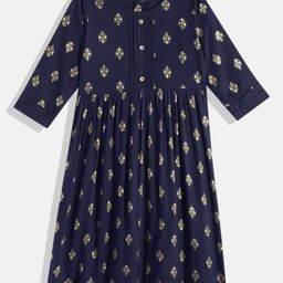 YK Ethnic Motifs Printed Pleated Kurti-image-34