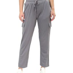 RECAP Grey Relaxed Fit High Rise Trousers-image-28