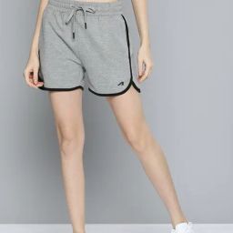 ALCIS Grey Melange Sports Shorts-picture-17