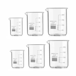 RANDHAWA GLOBAL Glass Graduated Beaker 50 ml, 100 ml, 250 ml with Spout, RG-44096 (Pack of 6 Pcs)-17