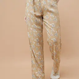 Ginger by Lifestyle Women Floral Printed Regular Fit Mid-Rise Trouser-image-36