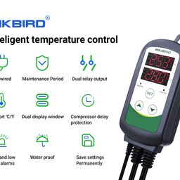 Inkbird Temperature Controller Digital Thermostat Controller with 1.97 Inches Replacement NTC Probe for Heating and Cooling UK Plug image 2
