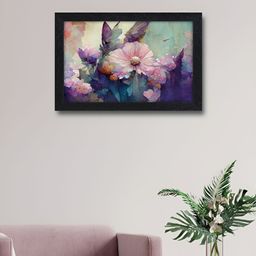 RANDOM Pink & Purple Floral And Botanical Wall Art-26