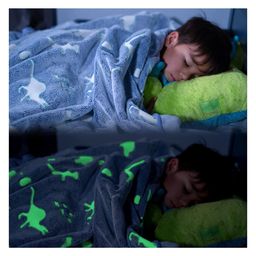 Butterthief Dino Glow in The Dark Radium Blanket for Kids - Color May Vary.-image-45