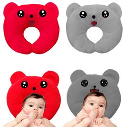 JUZZII Baby Head Support Pillow Microfibre Toons & Characters Baby Pillow (Red Doll, Grey Doll)-picture-20