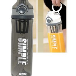 SANJARY Water Bottle Sports Clear Bottle Water Bottle 650 ml color may vary-image-78