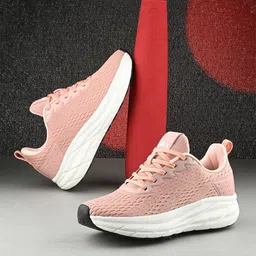 HRX by Hrithik Roshan Women Mesh Running Lace-Ups Non-Marking Shoes-image-9