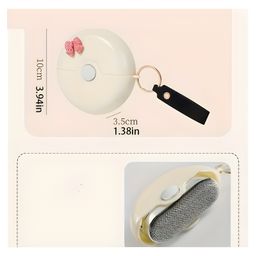 COZY VIBES Reusable Double-Sided Lint Remover Roller Brush for Clothes, Portable Hair Removal Tool - PACK OF 1 - COLOR MAY VARY image 3