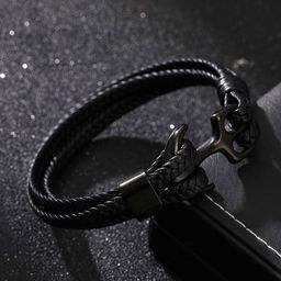 Thrillz Men Leather Wraparound Bracelet-image-37