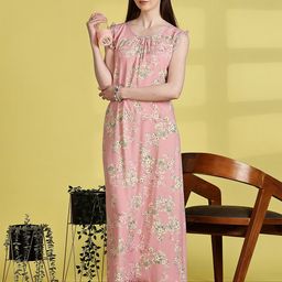 9shines Label Women Floral Printed Maxi Nightdress-image-97