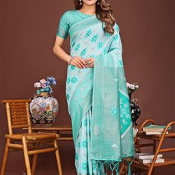 Astita Ethnic Motifs Woven Design Zari Patola Saree-picture-14